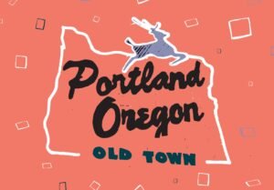 Graphic rendering of the iconic Portland sign.